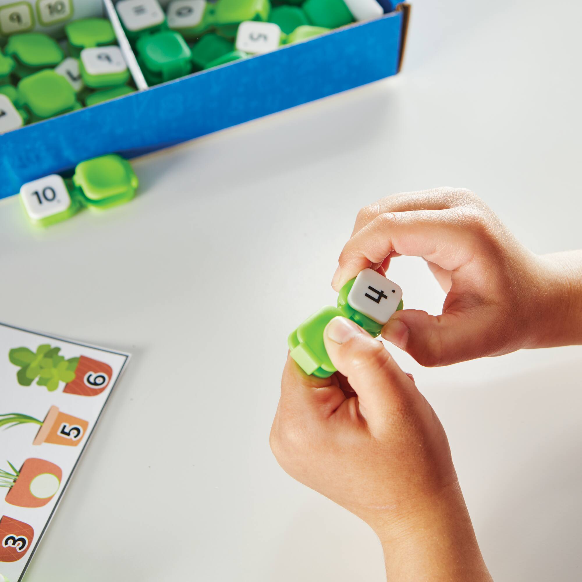 hand2mind® Learn My Numbers Fine Motor Clips